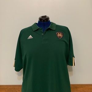 Adidas Climacool Norte Dame Sports Polo Men’s (L)